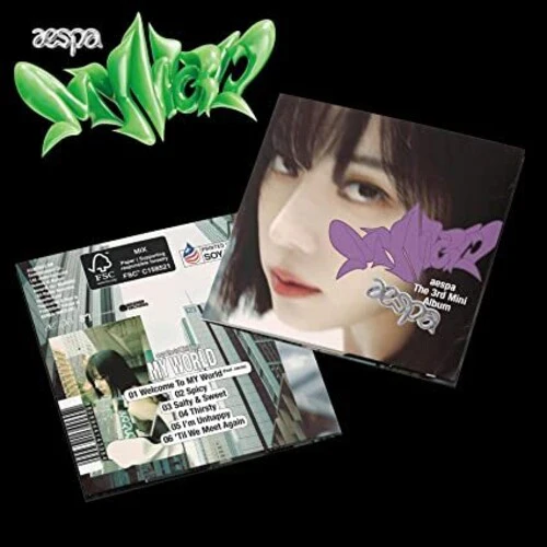 Aespa - MY WORLD - The 3rd Mini Album - POSTER Ver. [WINTER Cover]