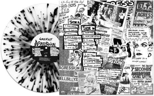 Agression - Greatest - Black/white Splatter - Image 2