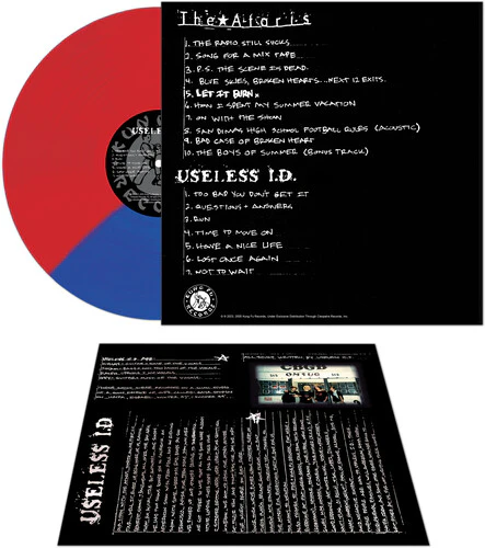 Ataris & Useless Id - Let It Burn [Red/Blue Split] - Image 3