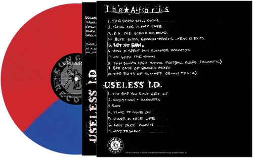Ataris & Useless Id - Let It Burn [Red/Blue Split] - Image 4