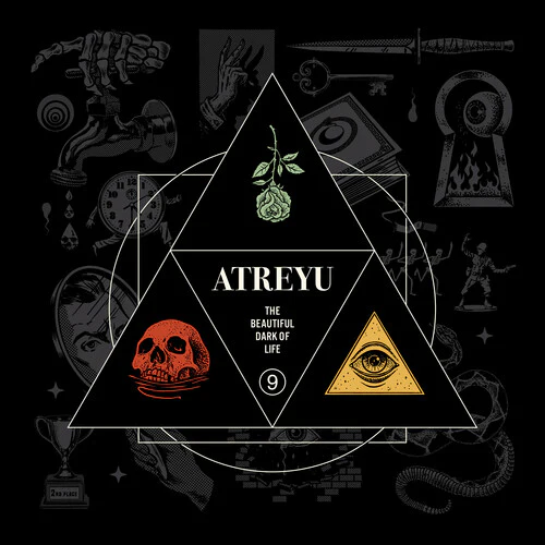 Atreyu - The Beautiful Dark of Life [Red, Teal & Yellow Swirl]