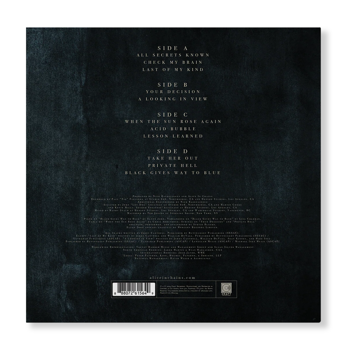 Alice In Chains - Black Gives Way to Blue (15th Anniversary) [2LP] - Image 3