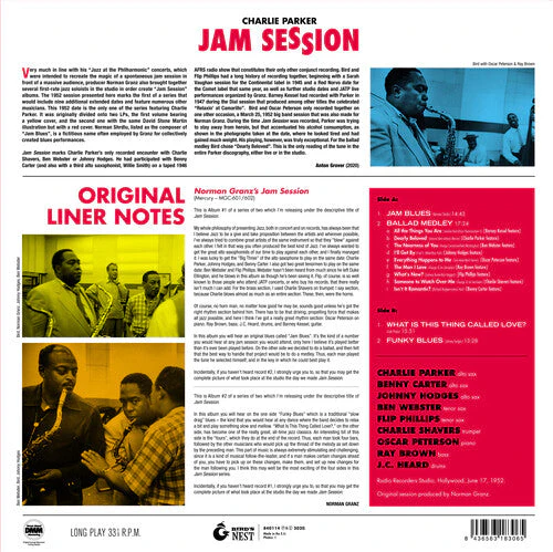 Charlie Parker - Jam Session [180-Gram Blue ] - Image 2