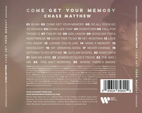 Chase Matthew - Come Get Your Memory