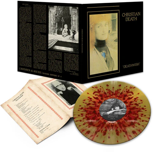 Christian Death - Deathwish [Red & Gold Splatter] - Image 3