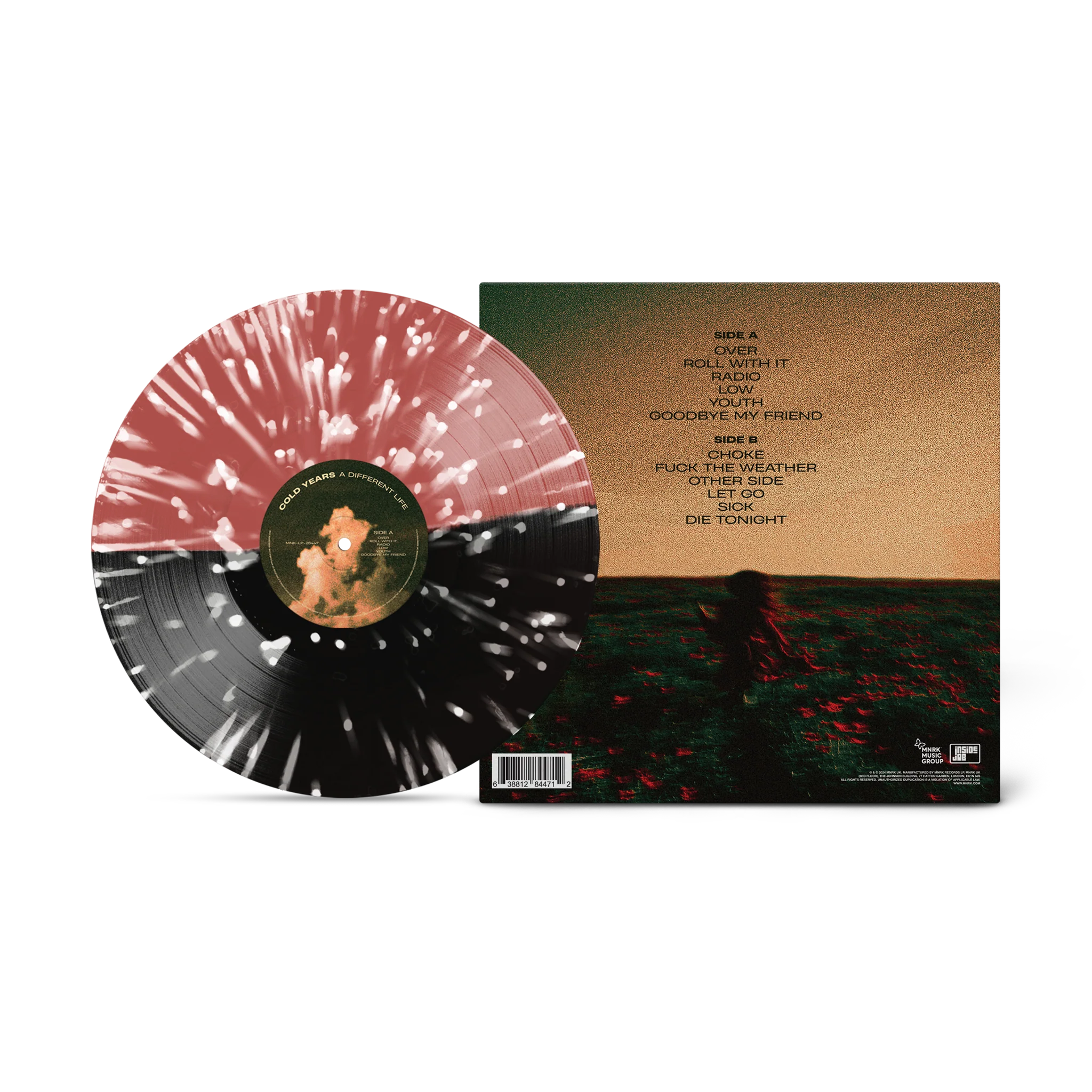 Cold Years - A Different Life [Black & Red Splatter] - Image 2