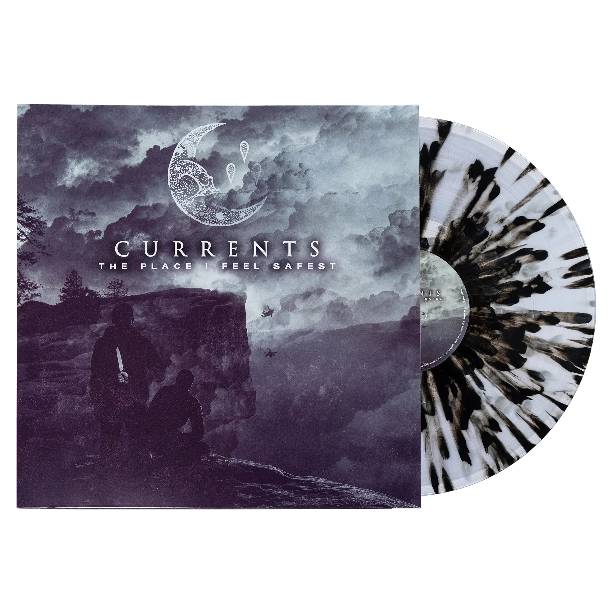 Currents - The Place I Feel Safest [Silver/Black Splatter] - Image 2