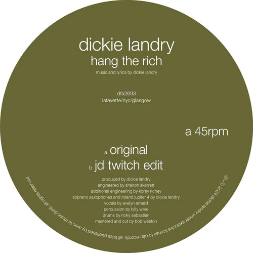 Dickie Landry - Hang The Rich