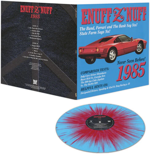 Enuff Z'nuff - 1985 (Blue & Red Starburst) - Image 2
