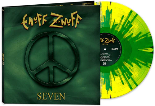 Enuff Z'nuff - Seven - Yellow/green/black Splatter - Image 2