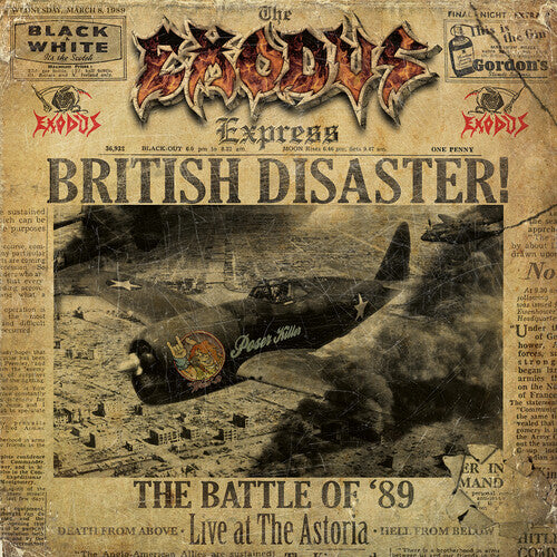 Exodus - British Disaster: The Battle of '89 (Live at the Astoria) [2LP Gold] - Image 2