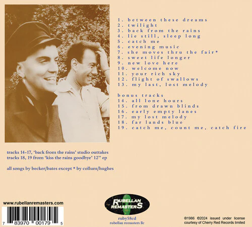 Eyeless in Gaza - Back From the Rains (2024 Remastered & Expanded Edition)