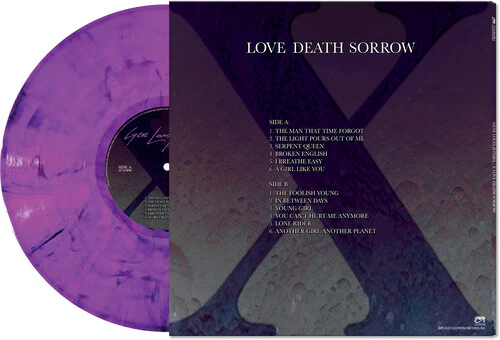 Gene Loves Jezebel - X - Love Death Sorrow [Purple Marble] - Image 2