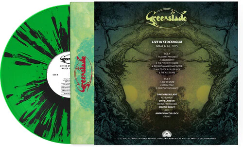 Greenslade - Live In Stockholm - March 10th, 1975 [Green/Black Splatter] - Image 2