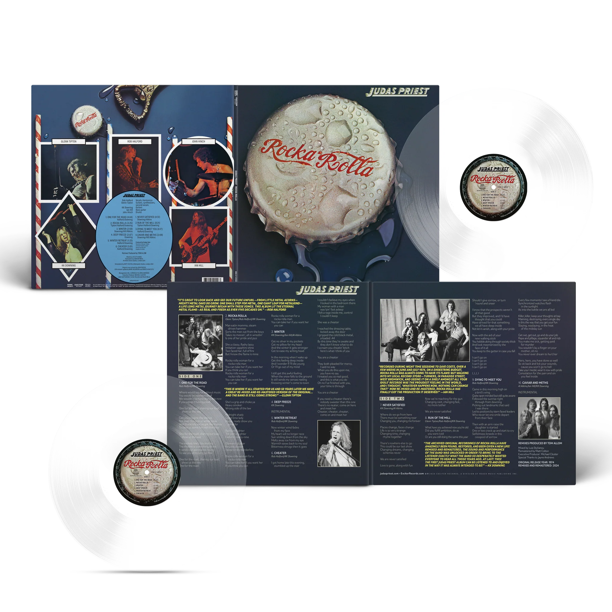 Judas Priest - Rocka Rolla (50th Anniversary) [Glass Clear] - Image 3