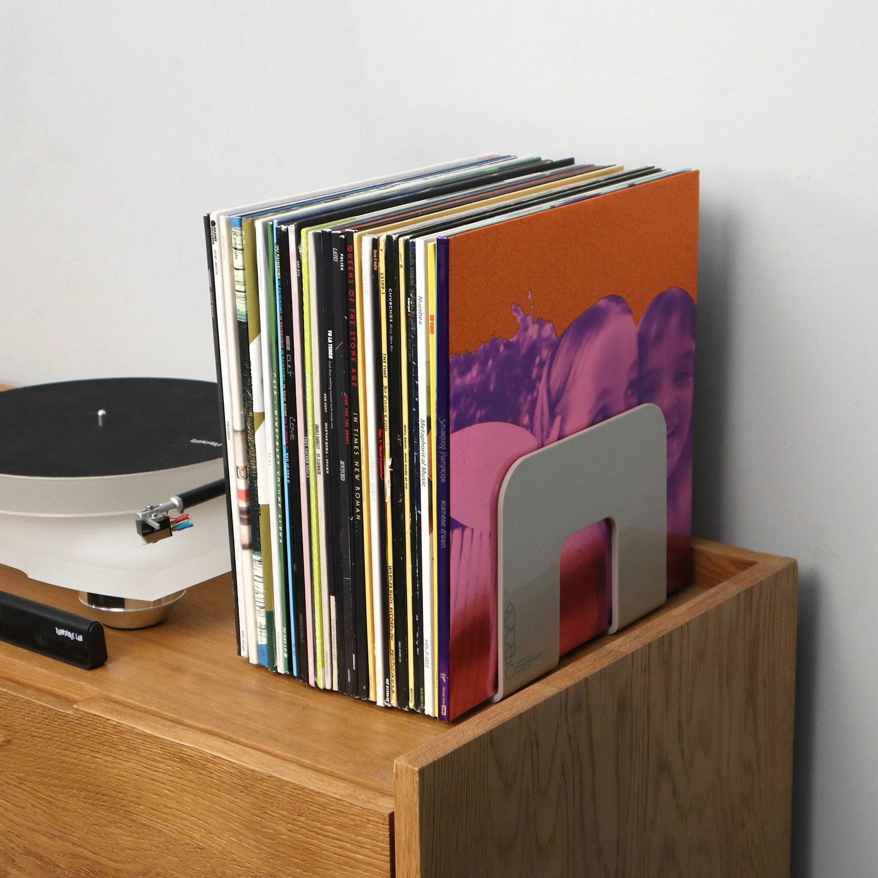 Mod3 Vinyl Record Rack Organizer Grey - Image 2