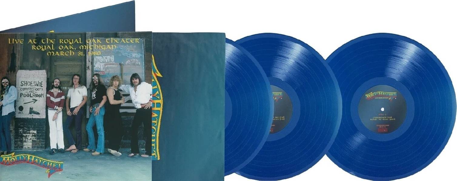 Molly Hatchet - Live at the Royal Oak Theater, Royal Oak, Michigan, March 31, 1980 [3LP Blue]
