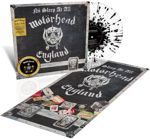 Motorhead - No Sleep At All [Clear Black & White Splatter]