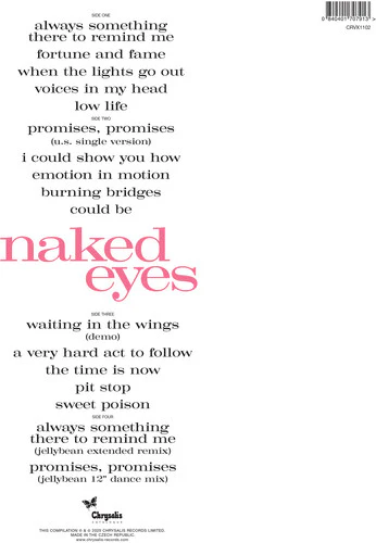 Naked Eyes - Naked Eyes (2025 Remaster) [2LP Blue] - Image 2