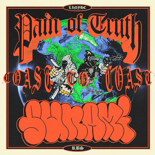 Pain of Truth - Coast to Coast - Half Doublemint Green/Half Blue