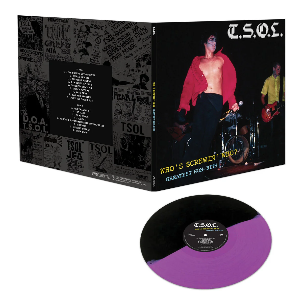 T.S.O.L. - Who's Screwin' Who? Greatest Non-Hits [Purple/Black] - Image 3