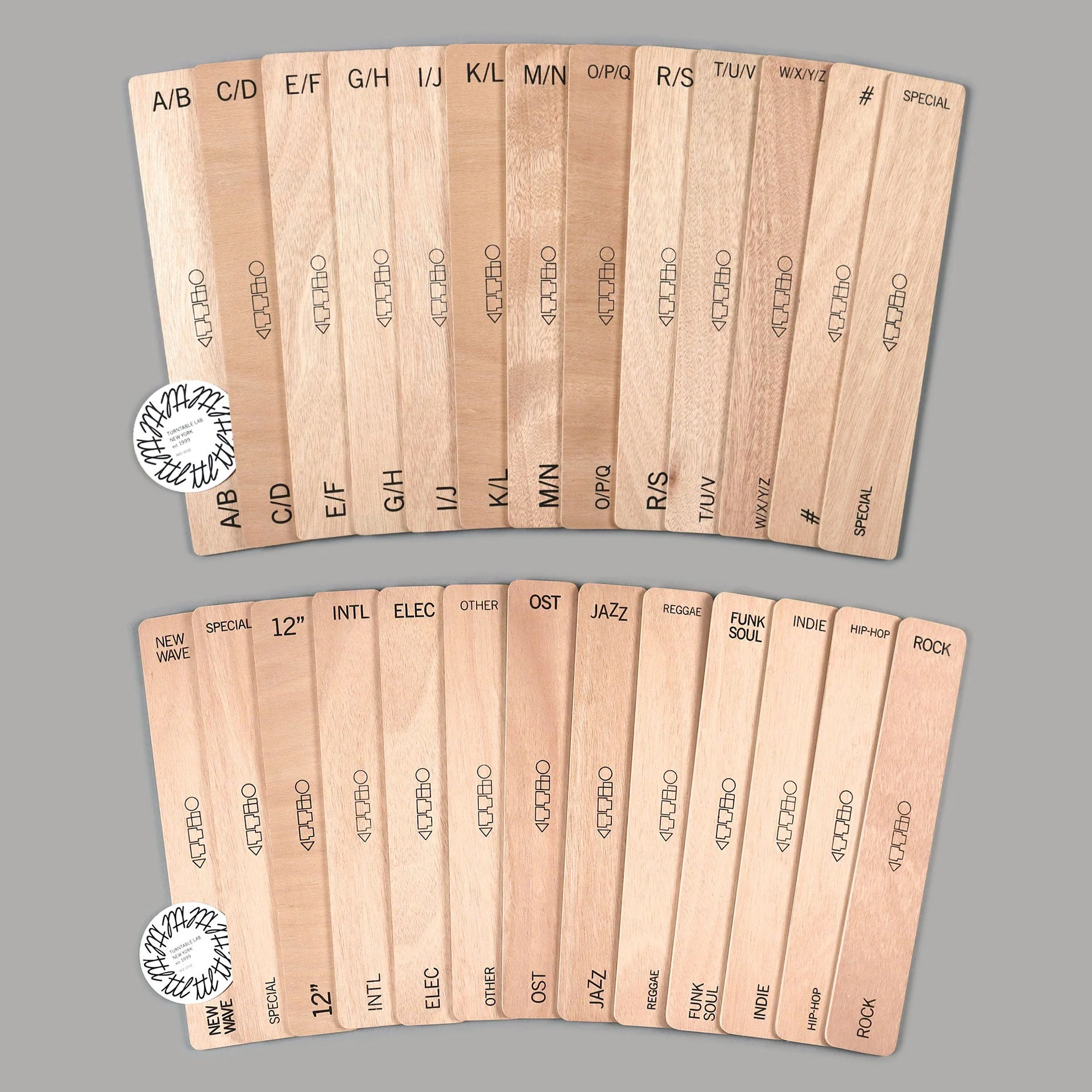 Wooden LP Dividers For Vinyl Records / Alpha - Image 7
